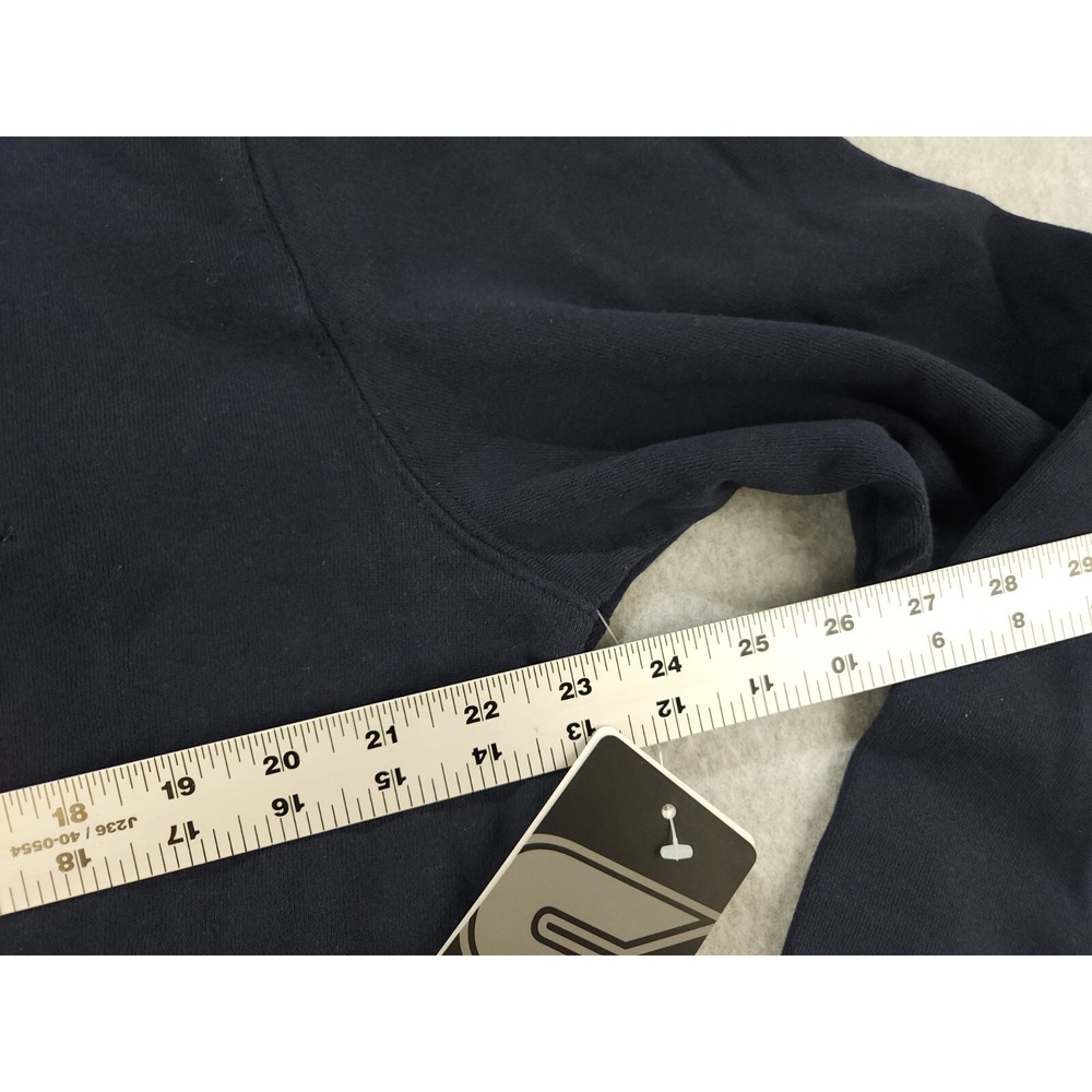 Colosseum Dayton Navy Hoodie with Red Lining - Picture 12 of 16